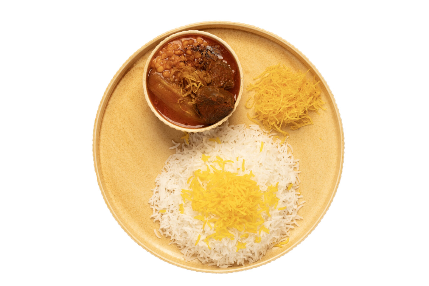 چلوخورشت قیمه بادمجان
